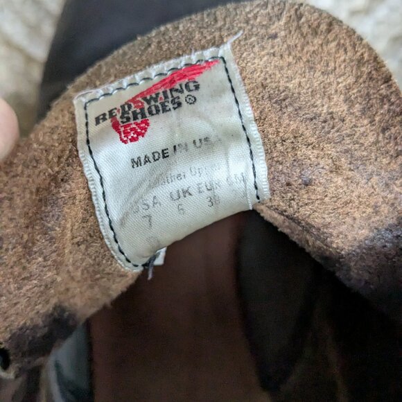 Red Wing Merchant 8061 Ebony Harness Lace Up Low Top Boots Unisex Women's 9.5 - Picture 10 of 13